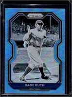 Babe Ruth Carolina Blue Prizm 2021 Panini Prizm