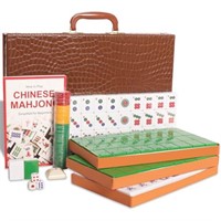 Chinese Mahjong Game Set, with Large (1.5") 144