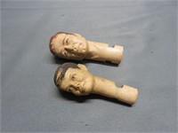Marx Johnny West Head Sculpts Action Figures