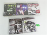 Qty of 5 PS3 Games, Good Condition