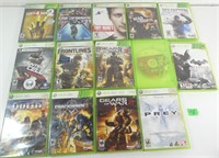Qty of 14 XBOX 360 Games, used condition