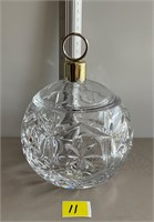 Vtg Teleflora Gift Bohemia Lead Crystal Ornament