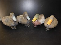 4 Vintage Dick Decoys Mallard Drake +++