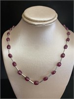 Genuine 29.60 ct Ruby Designer Necklace