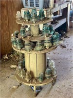 Glass insulator display