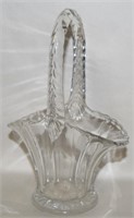Vtg Duncan Miller Glass Brides Basket 7" Tall