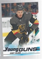 CODY GLASS 2019-20 UD YOUNG GUNS ROOKIE #237