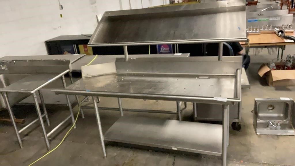 1 Right Side Stainless steel Dish Washing Work