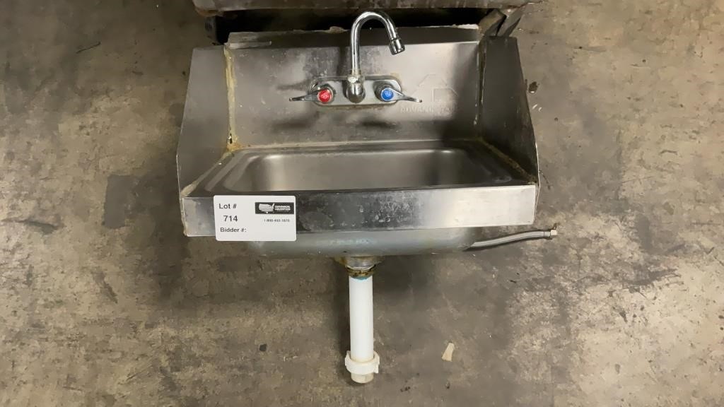 1 Advance Tabco Stainless Steel Sink