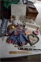 Lot of Home Decor (Including Happy Hearts)