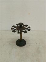 Metal and cast iron stamp holder