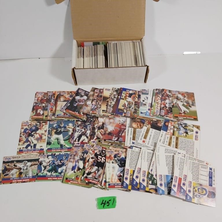 1991 NFL cards (Pro set)