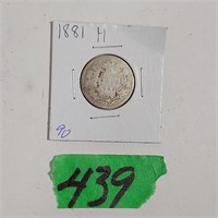 1881 Canadian .25 cent