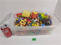 Container of toys