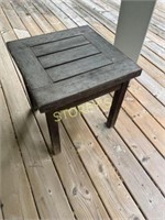 Wood Patio Side Table