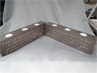 Love & Promise Candle Holders