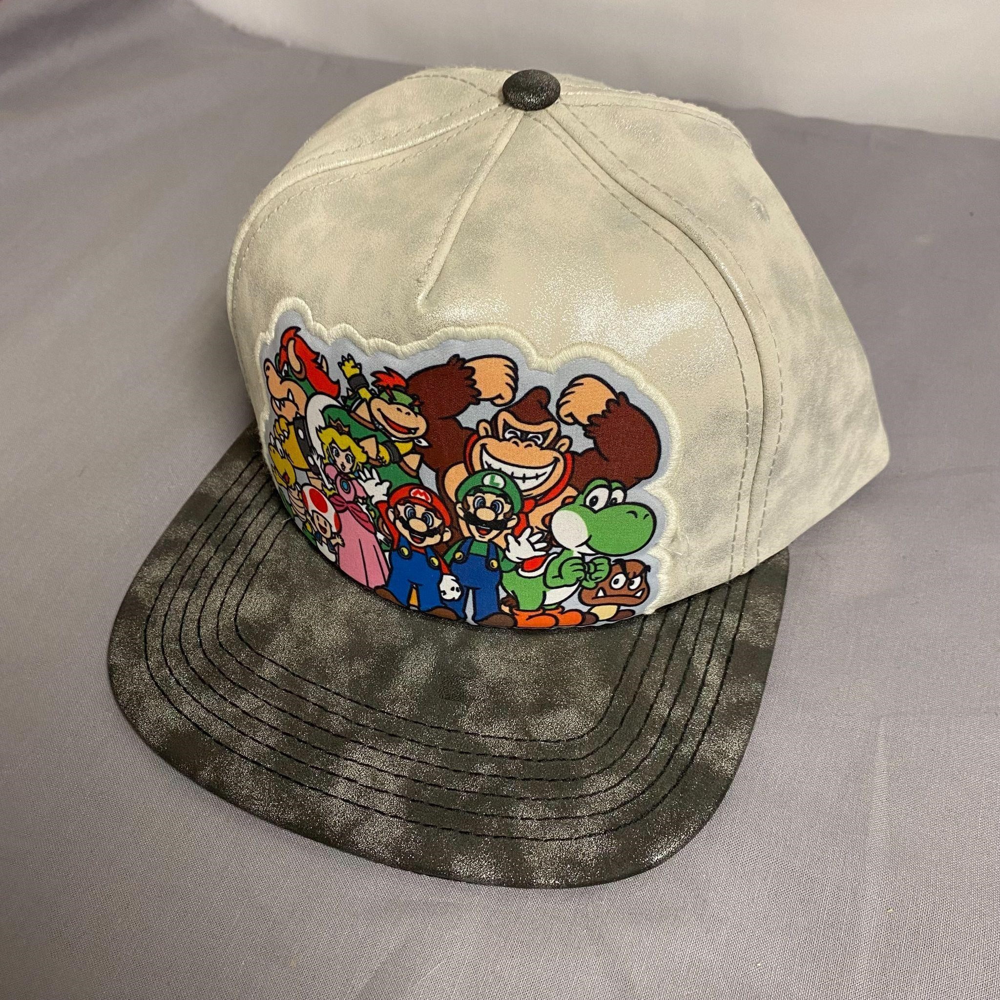 Mario Luigi Princess Peach Yoshi Snapback Hat, New