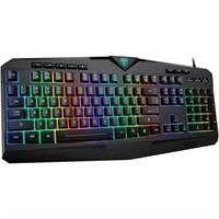 WFF9419  VicTsing Wired RGB Gaming Keyboard, Full