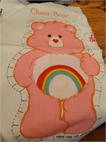 Vintage Cheer Care Bear Fabric to make a Pillow