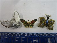 Vintage Bee & Butterfly Brooch