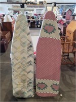Two Vintage Foldable Ironing Boards