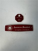 Cafe De Paris Key Tag & American Standard