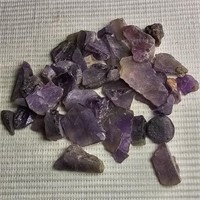 244.55 Ct Rough Amethyst Gemstones Lot