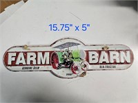 Metal Farm Barn Sign