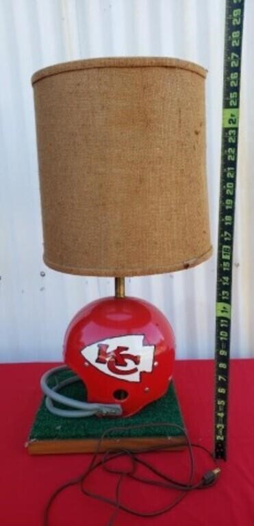 Kansas City Chiefs Helmet Table Lamp
