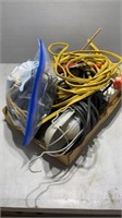 Box of miscellaneous wires and stuff