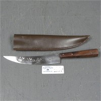 Hand Made Hunting Knife & Sheath