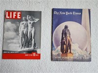 1939 World's Fair Life & New York Times original e