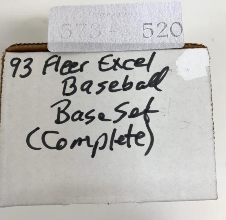 1993 Fleer Excel 250 Card Baseball Set 1 - 250