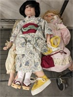 GROUP OF DOLLS
