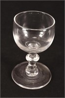 18th Century Light Baluster Wine Glass,