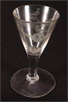 Early 19th Century Wine Glass,