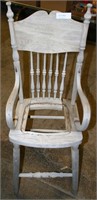 ANTIQUE WOOD PROJECT HIGH CHAIR