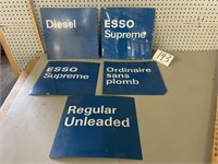 PLASTIC GAS SIGNS