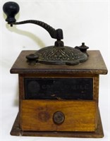 Antique Coffee Grinder 9.5"