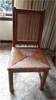 Rattan Chair with Cane Back