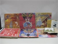 Vtg Children's/ Disney Vinyl Records Untested See