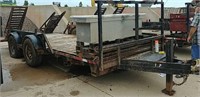 2008 Flatbed Trailer with Ramps