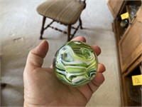 TIFFIN GLASS PAPERWEIGHT