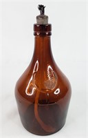 Brown Bottle/ Oil Lamp Vintage