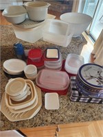 Huge Lot of Plastic Dishes
