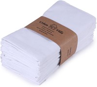 Dinner Napkins White Napkins Set of 12