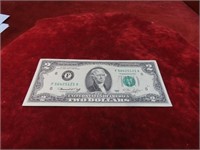 1976-$2 Atlanta federal reserve US banknote.