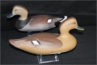 Pair of Gadwalls By Patrick Vincenti Signed and