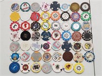 55 Foreign, Cruise And Advertising Casino Chips