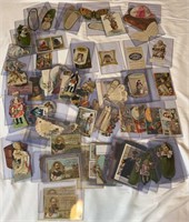 Box Lot Of Die-Cut Scrap & Trade Royal Cards